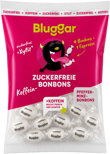 Pfefferminz Bonbons MIT KOFFEIN