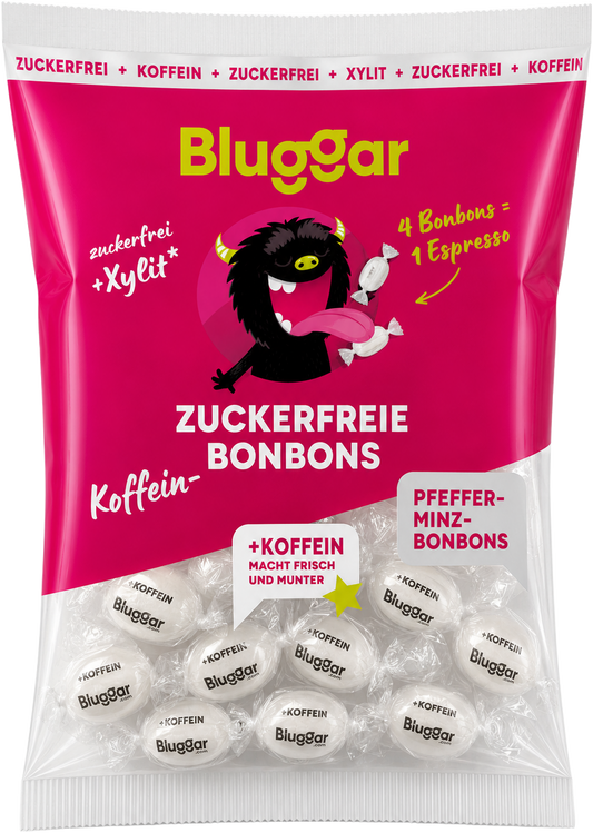 Pfefferminz Bonbons MIT KOFFEIN