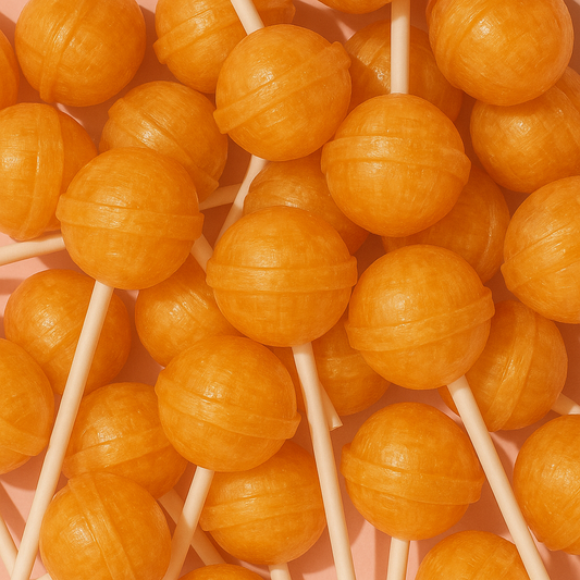 Orangen Lollis, zuckerfrei mit Xylit